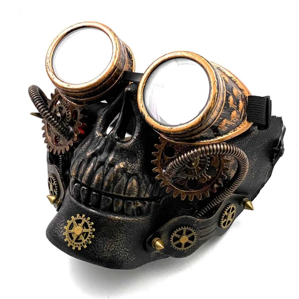 mascara de steampunk calavera