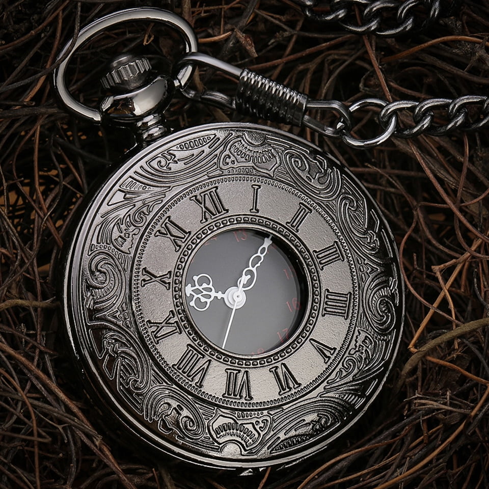 Reflexión Cardenal Soportar Reloj de Bolsillo Negro - Planeta Steampunk™