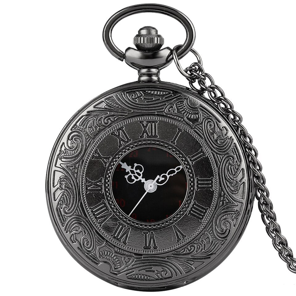 Reflexión Cardenal Soportar Reloj de Bolsillo Negro - Planeta Steampunk™