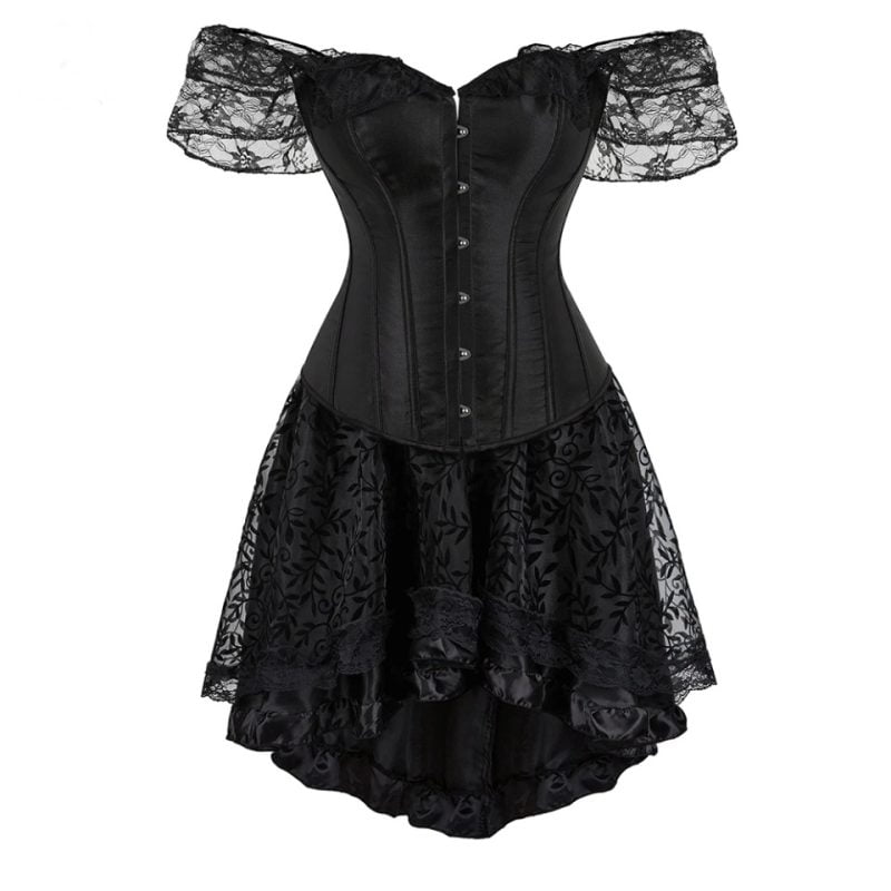 vestido steampunk negro