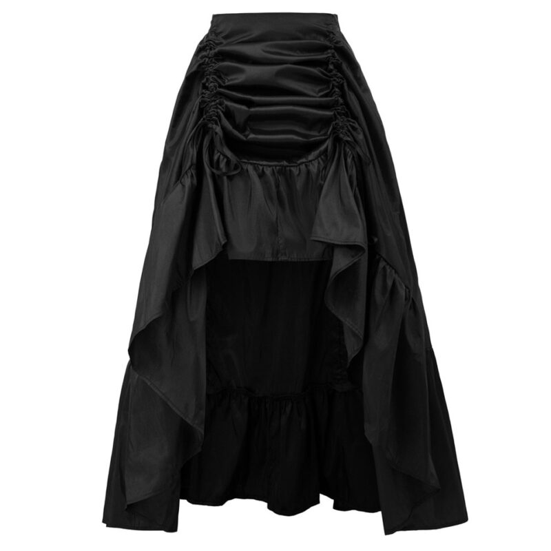 falda victoriana mujer negro