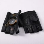 guantes steampunk cuero hombre