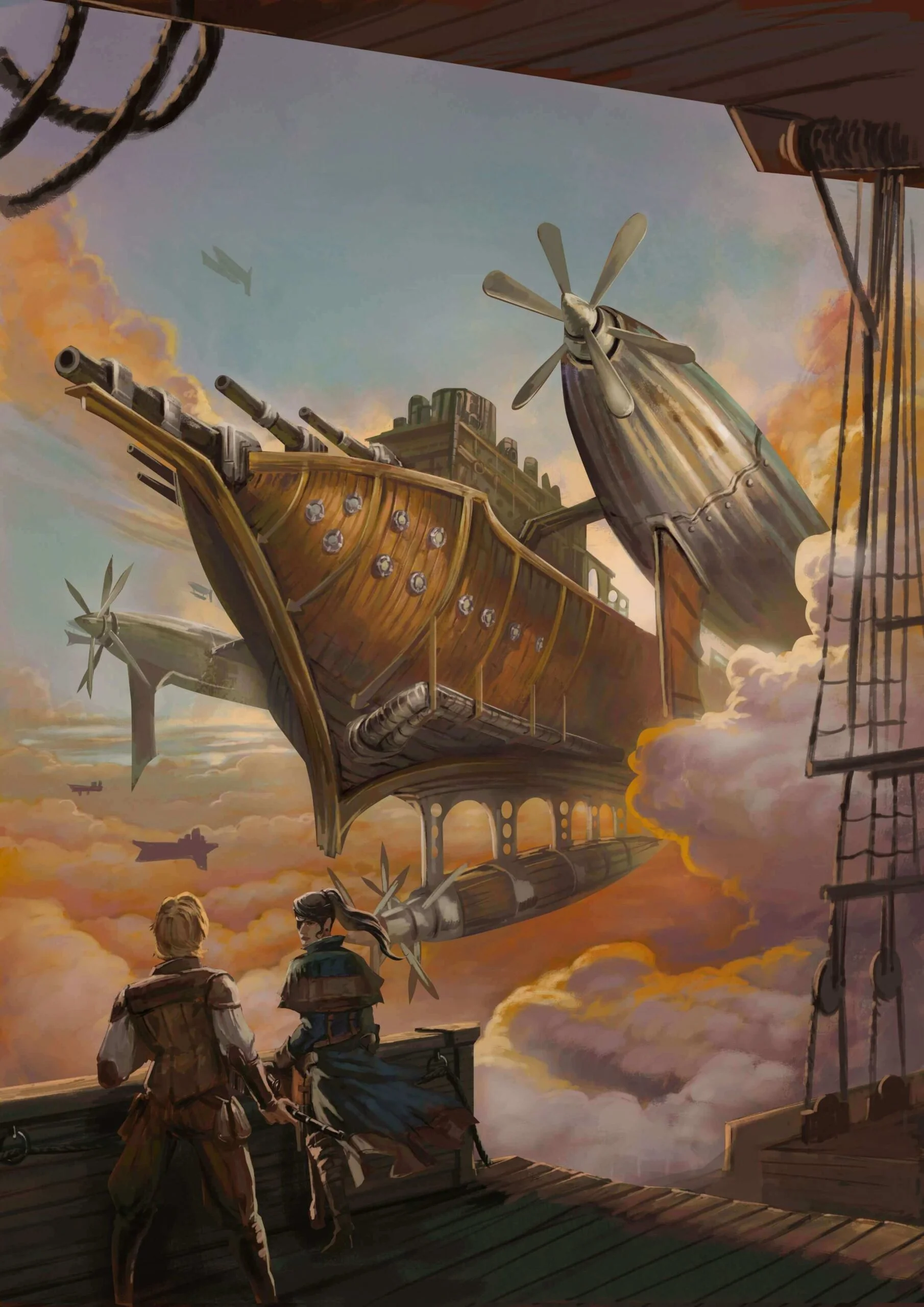 barco volador steampunk 11