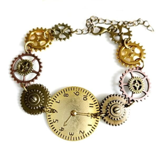 brazalete steampunk reloj
