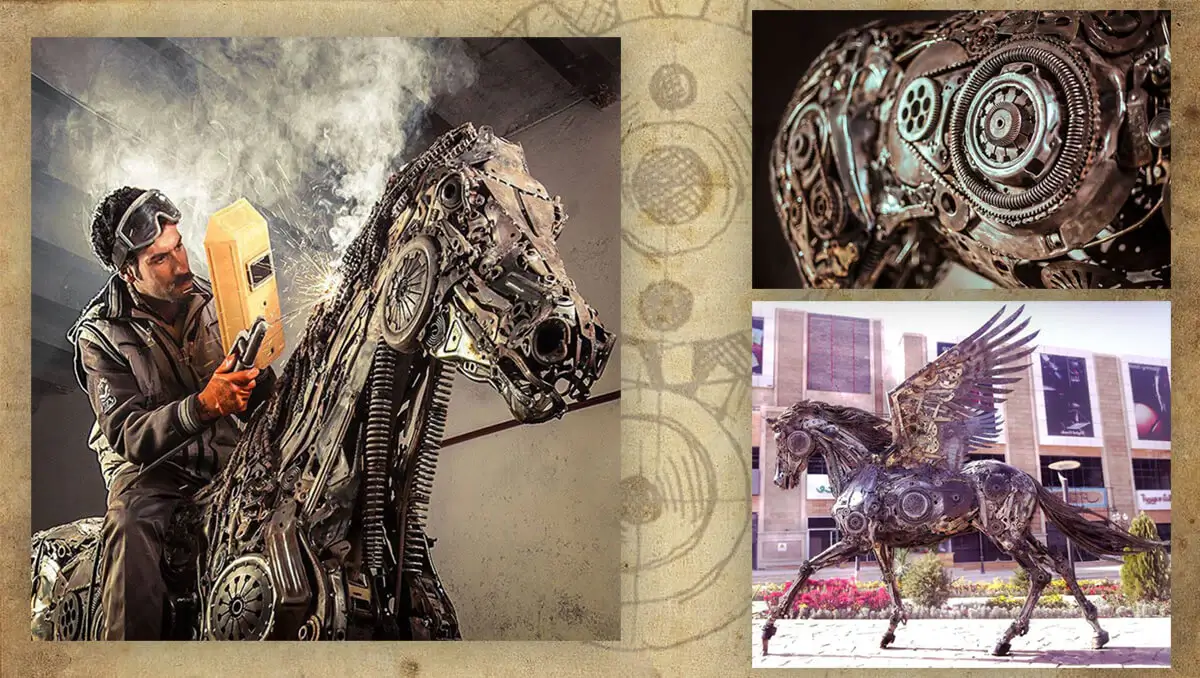 caballo metal steampunk