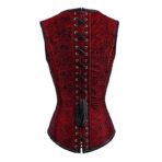 corset rojo steampunk