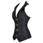 corset victoriano negro