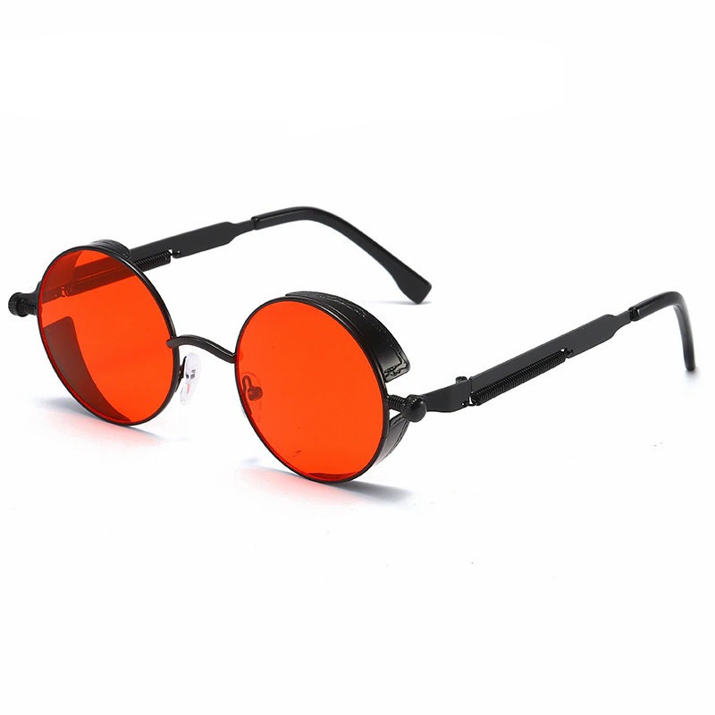 gafas de sol vintage rojo negro