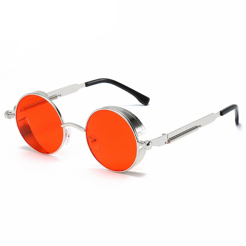 gafas de sol vintage rojo plata