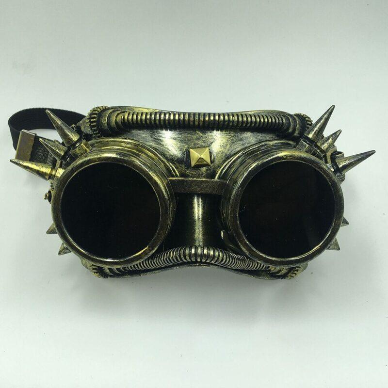 gafas estilo mascara bronce