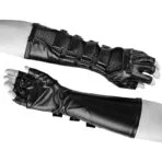 guantes de cuero goticos