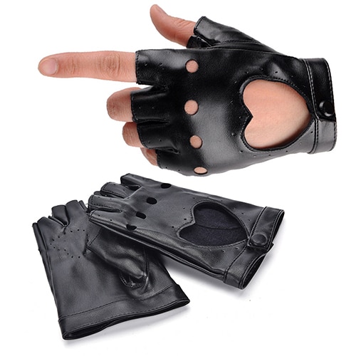guantes goticos de cuero