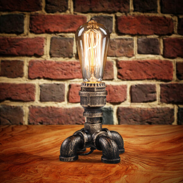 lampara industrial de mesa