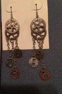 Pendientes Steampunk Mujer photo review