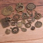 piezas steampunk engranajes bronce
