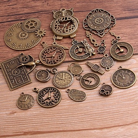 piezas steampunk engranajes bronce