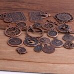 piezas steampunk engranajes cobre