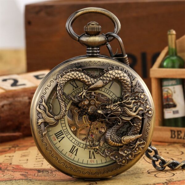 reloj de bolsillo dragon