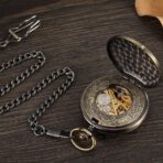 reloj de bolsillo mecanico steampunk