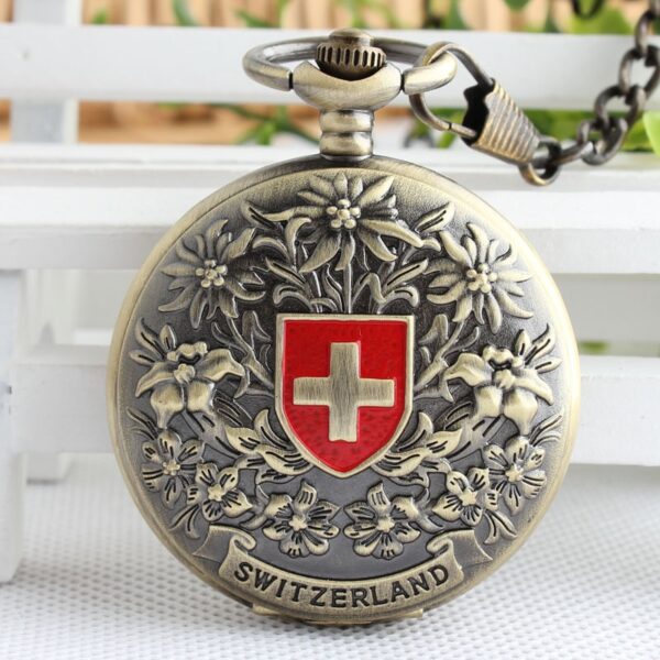 reloj de bolsillo suizo