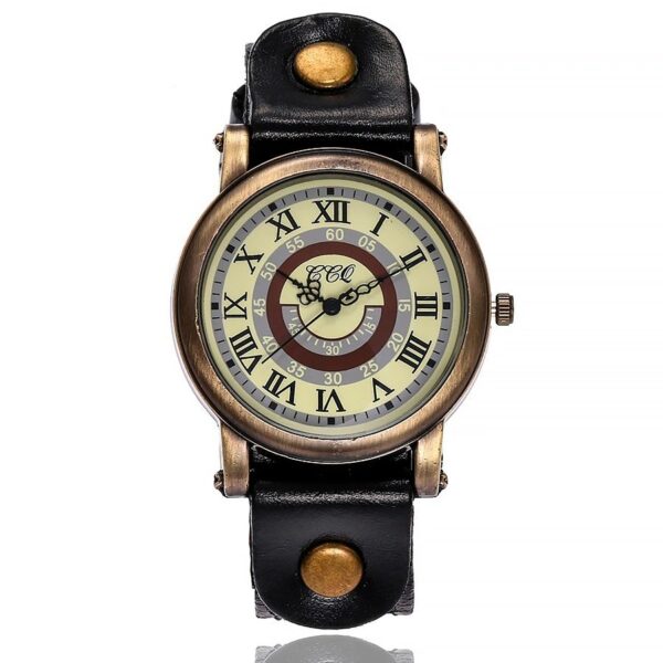 reloj estilo vintage negro