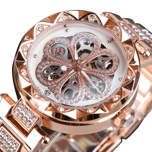 reloj fondo transparente rosa