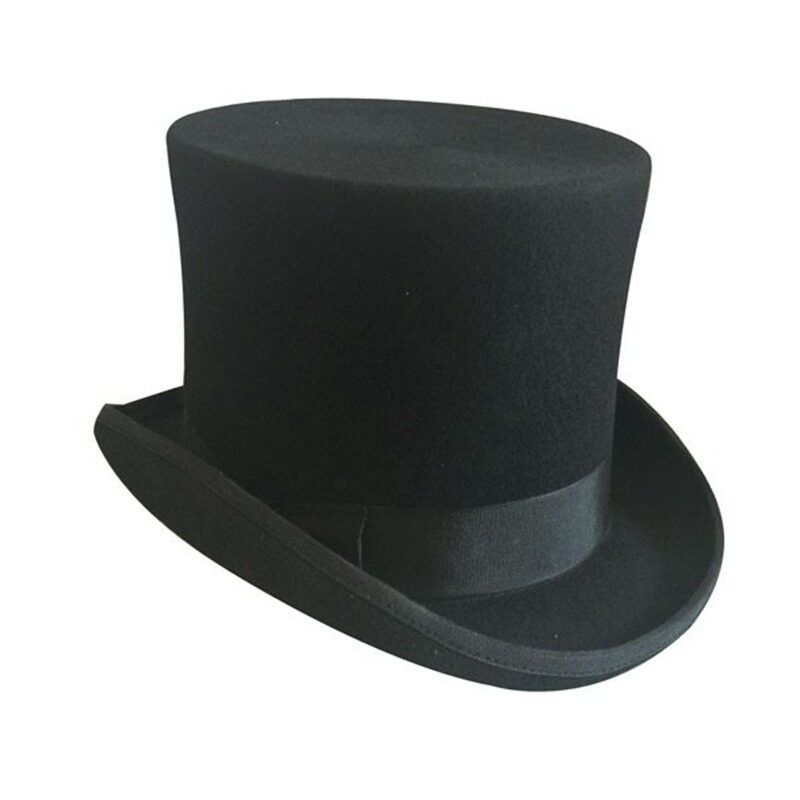 sombrero de copa negro