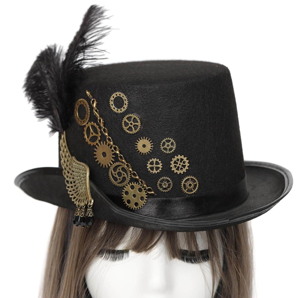 sombrero estilo steampunk mujer