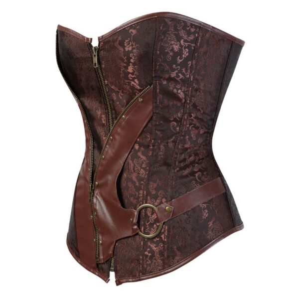 steampunk corset marron