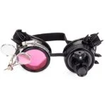steampunk goggles black