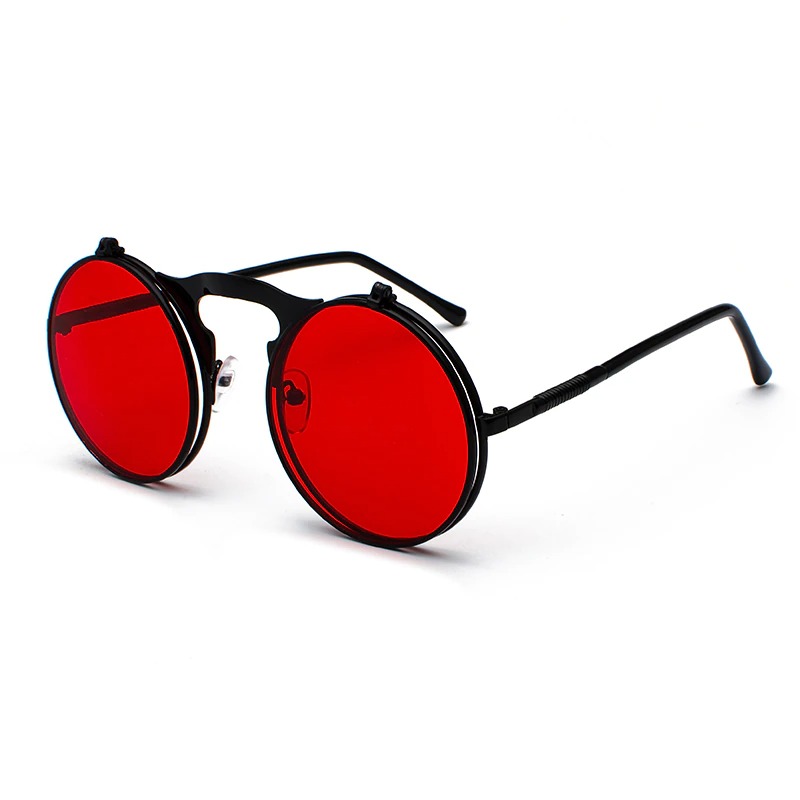steampunk sunglasses rojo
