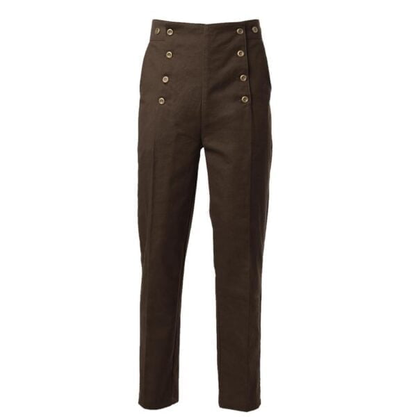 pantalon victoriano steampunk marron