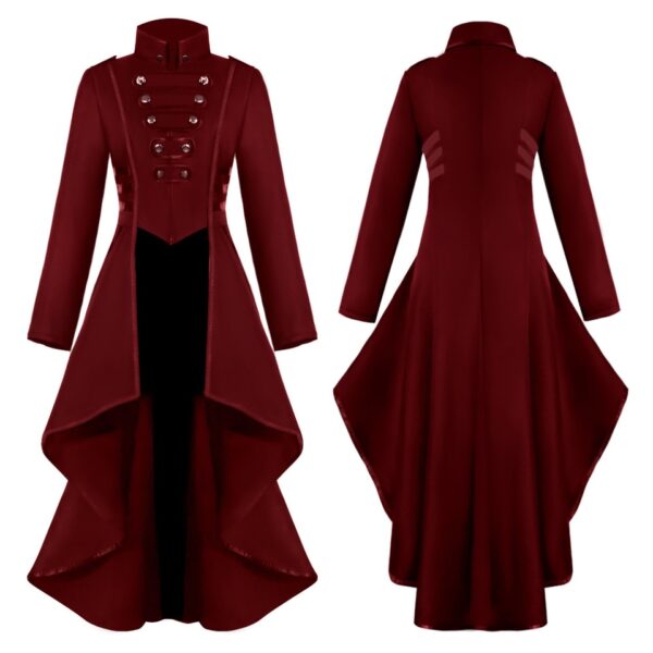 abrigo gotico rojo