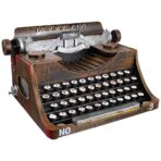 maquina de escribir steampunk