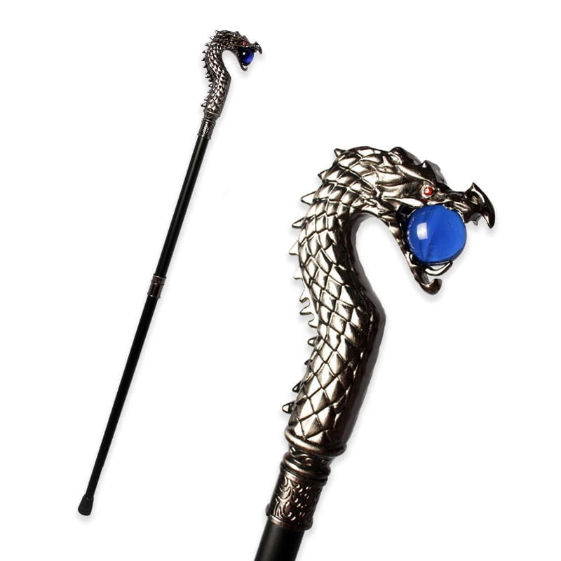 baston dragon azul