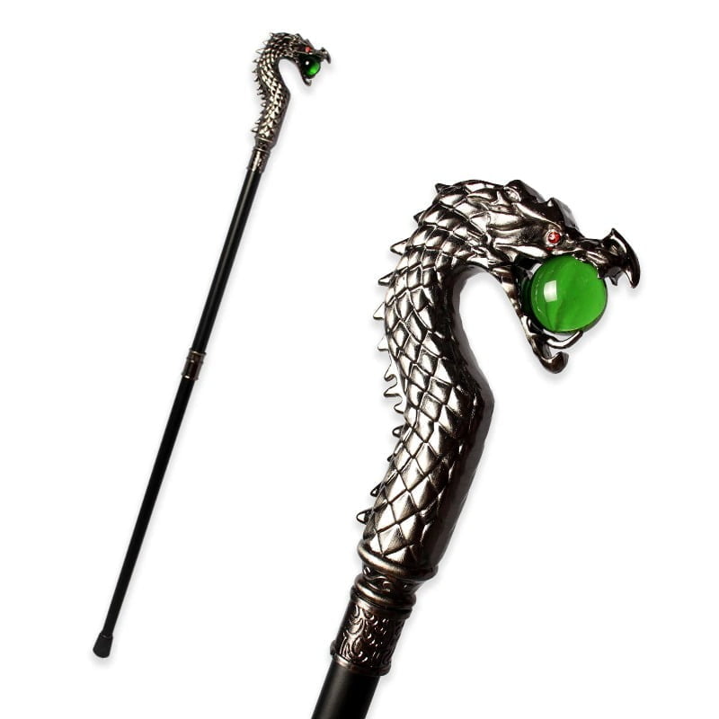 baston dragon verde