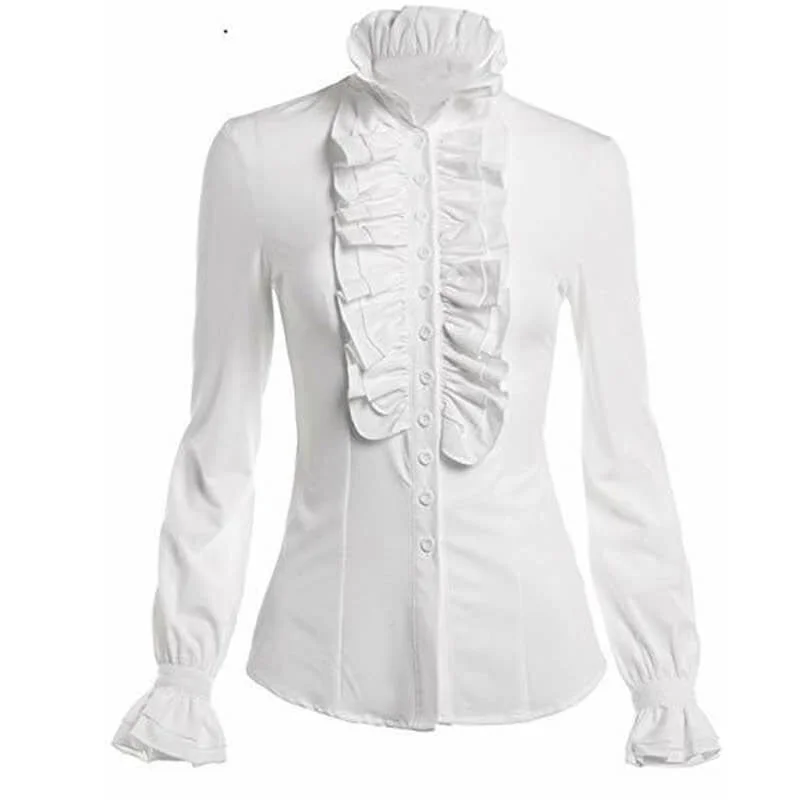 blusa victoriana blanco