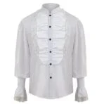 camisa steampunk blanco