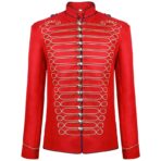 chaqueta steampunk rojo