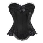 corset disfraz negro