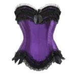 corset disfraz violeta
