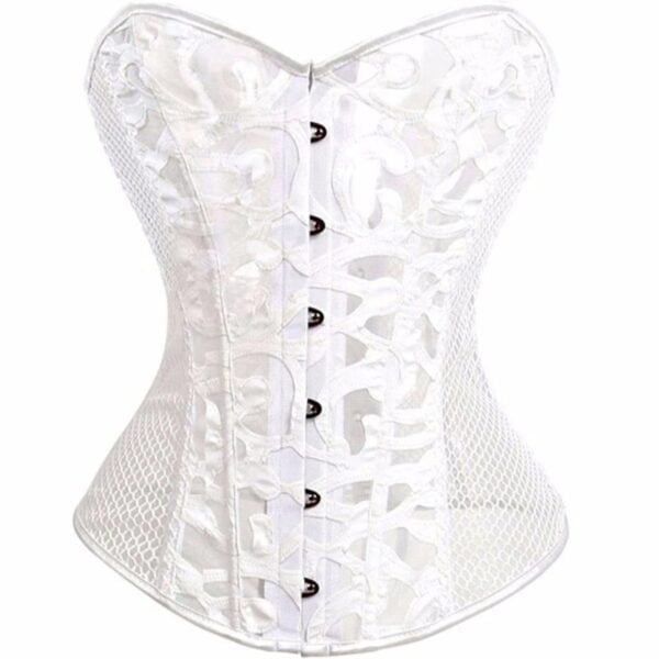 corset gotico blanco