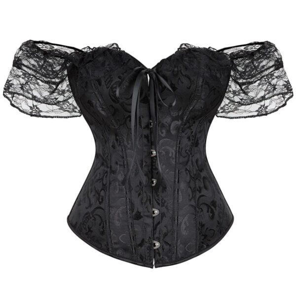corset negro encaje