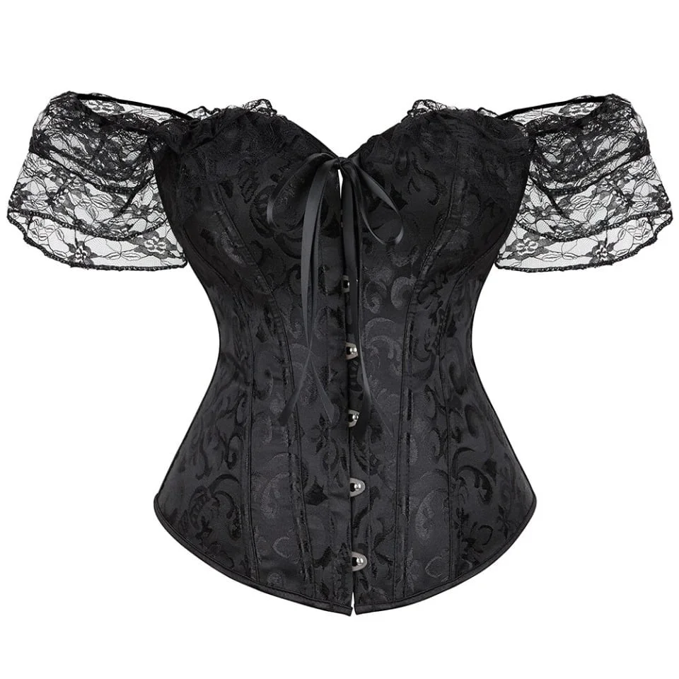 corset negro encaje