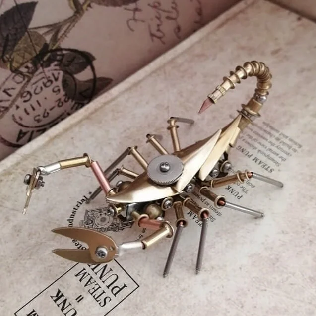 escorpion steampunk mecanico