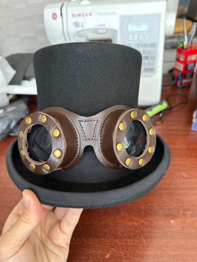 Gafas Steampunk Cuero photo review
