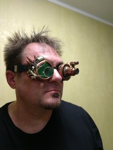 Gafas Steampunk photo review