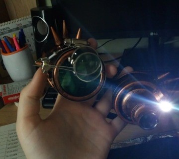 Gafas Steampunk photo review