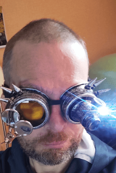 Gafas Steampunk Cuero photo review