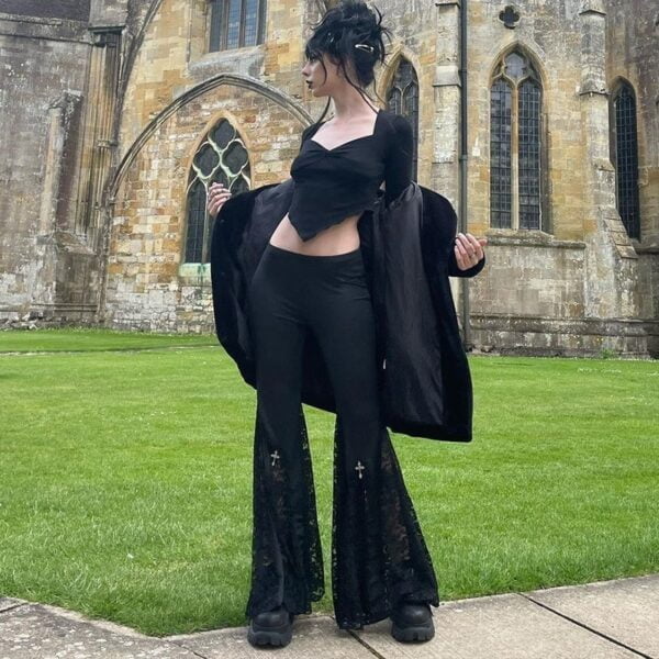 pantalon gotico mujer